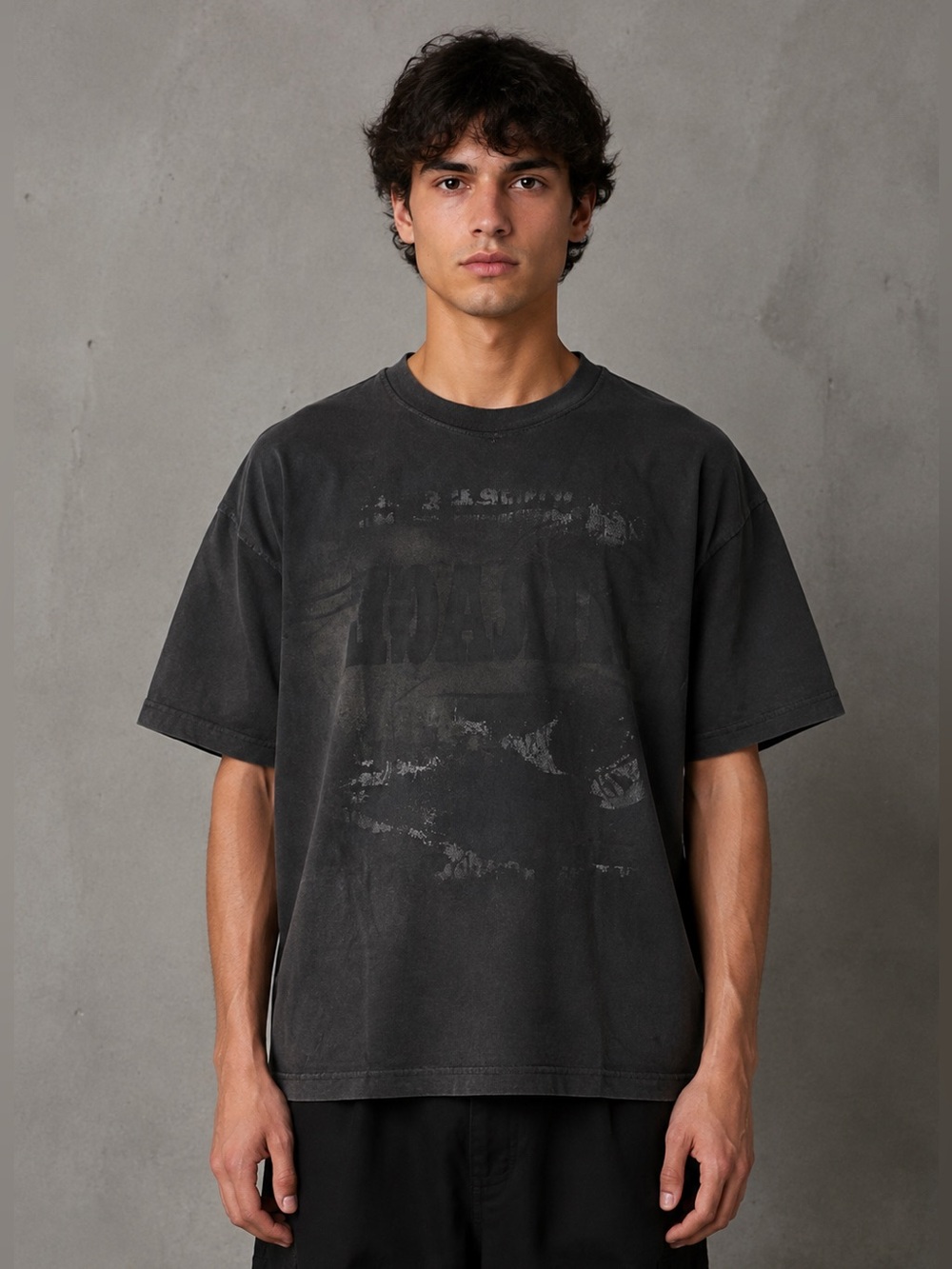 NWOT Travis Scott x Complexcon T-Shirt Men's Large Black Utopia Mirage Graphic - Picture 1 of 11